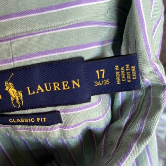 POLO RALPH LAUREN CLASSIC FIT BUTTON DOWN DRESS SHIRT 👔 NWOT FINALLY AVAILABLE - Picture 4 of 5